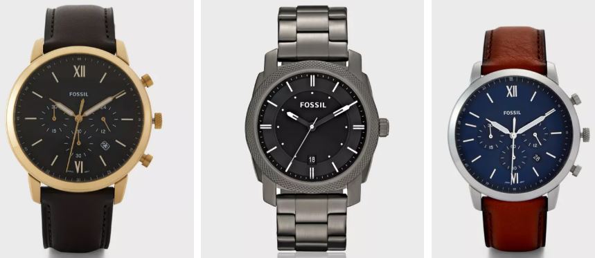 fossil watches for men نمشي